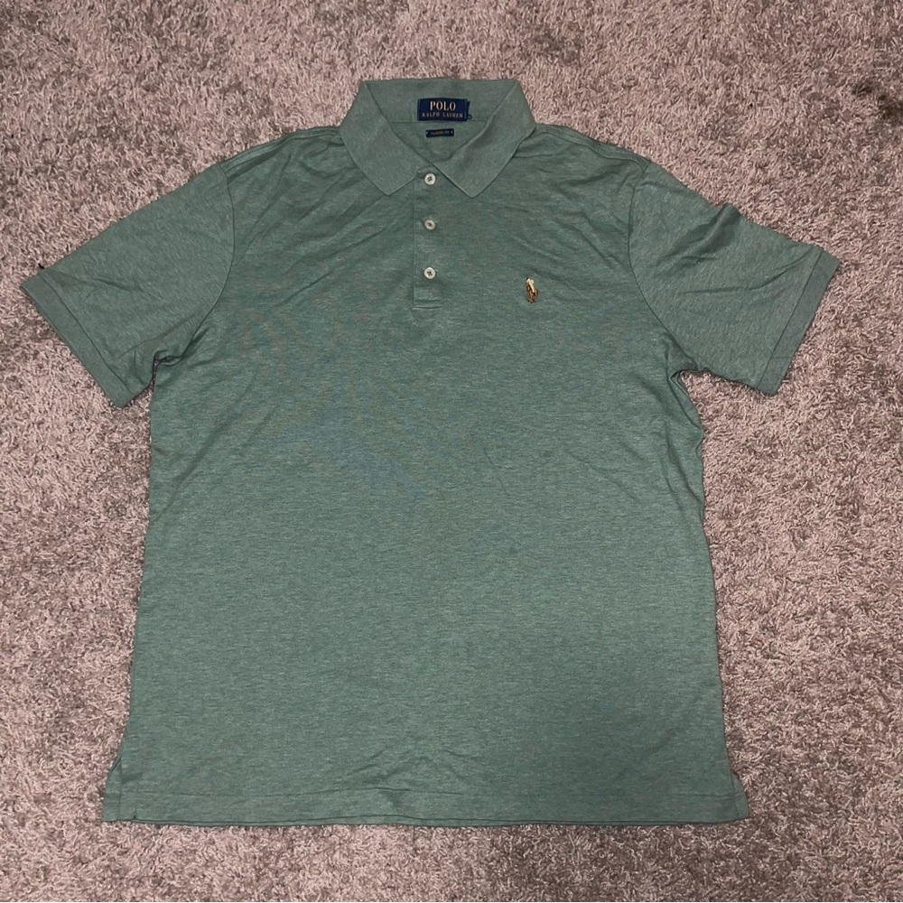 Polo by Ralph Lauren green polo shirt size small